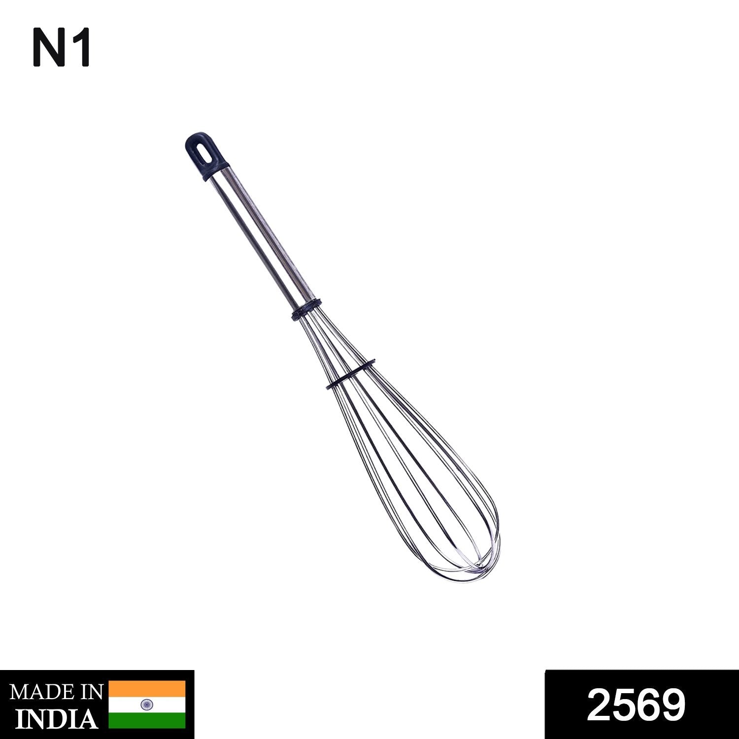 2569 Stainless Steel Wire Whisk,Balloon Whisk,Egg Frother, Milk & Egg Beater (8 inch) 2569 Stainless Steel Wire Whisk,Balloon Whisk,Egg Frother, Milk & Egg Beater (8 inch)